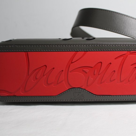 NWT CHRISTIAN LOUBOUTIN Cabata Crossbody Top Handle Perforated Logo Shoulder Bag - Picture 4 of 9